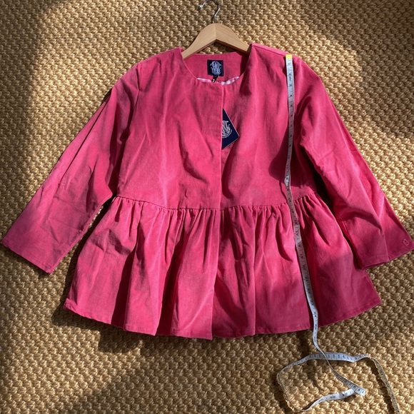 NWT - Elizabeth Wilson Designs Janie Jacket with pink gingham lining - medium - Picture 4 of 7